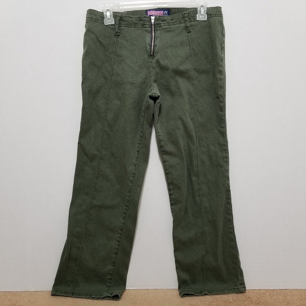 Bubblegum jeans 11/12 Y2K era denim cropped no pockets stretch VINTAGE
